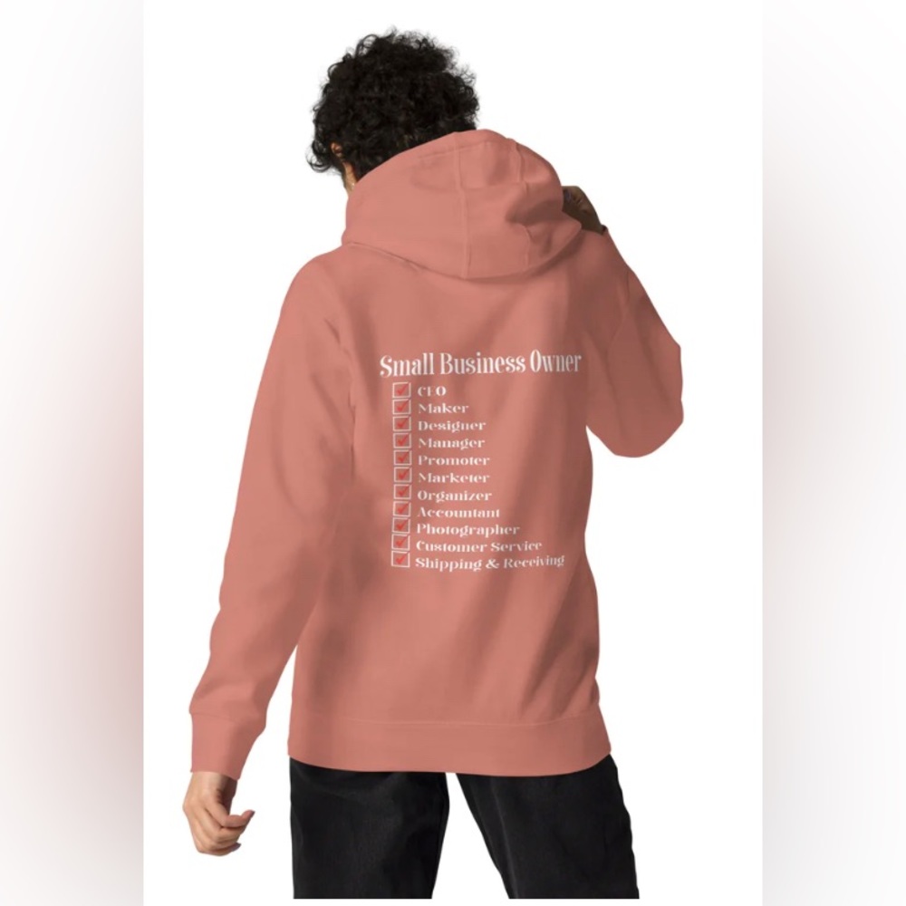 “SHE IS CEO" Graphic Hooded-NWT - Picture 3 of 4